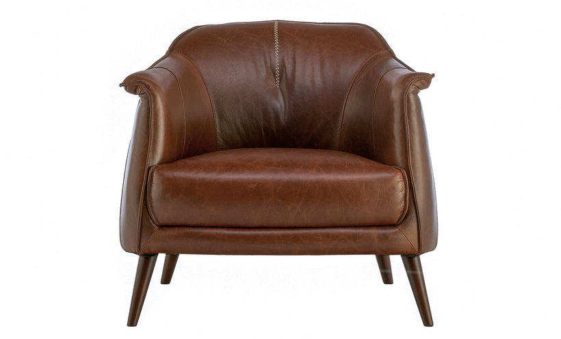 Martel Spiced Brown Club Chair